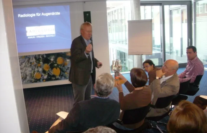 Dr. Martin Krüger referierte zur Radiologie-Diagnostik
