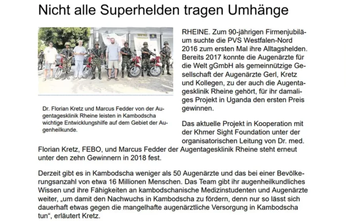Nicht alle Superhelden tragen Umhange 2 - Nicht alle Superhelden tragen Umhänge - Augenärzte Gerl & Kollegen