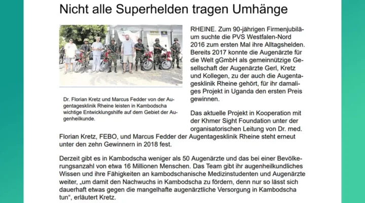 Nicht alle Superhelden tragen Umhange 2 - Nicht alle Superhelden tragen Umhänge - Augenärzte Gerl & Kollegen