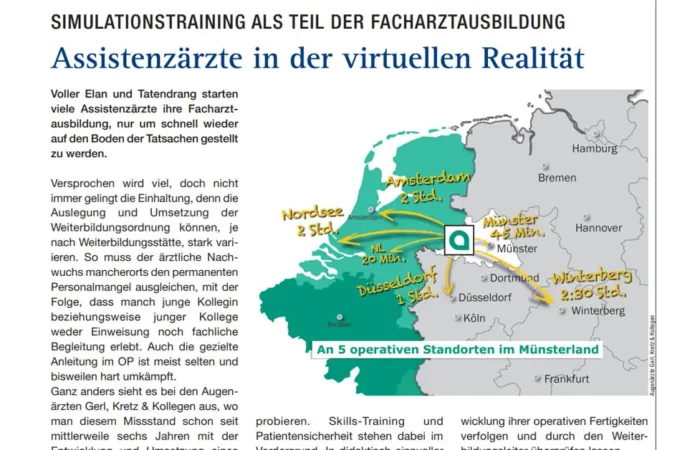 Assistenzärzte in der virtuellen Realität