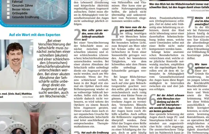Den Durchblick bewahren - dr. med. (Univ. Bud.) Matthias Gerl