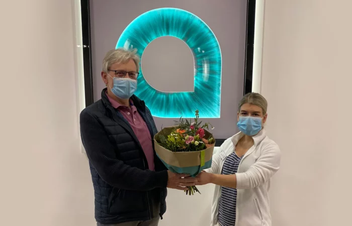 Erster Patient - Erster Patient in der Augentagesklinik Coesfel - Augenärzte Gerl & Kollegen