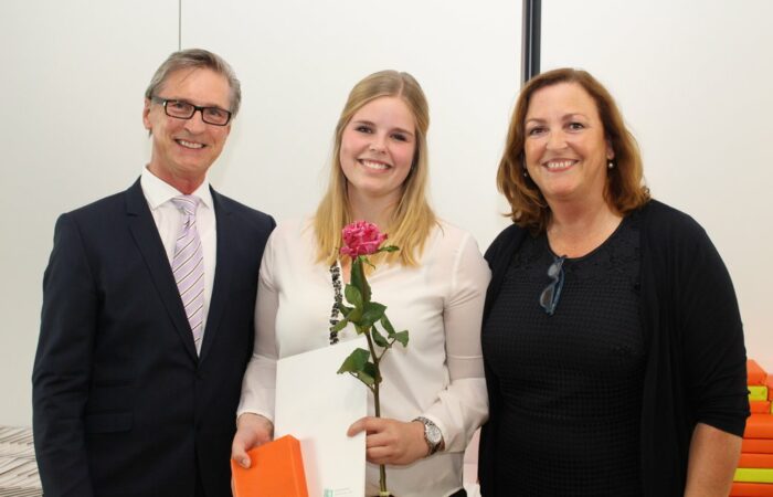 Laura Grimme wird ausgezeichnet