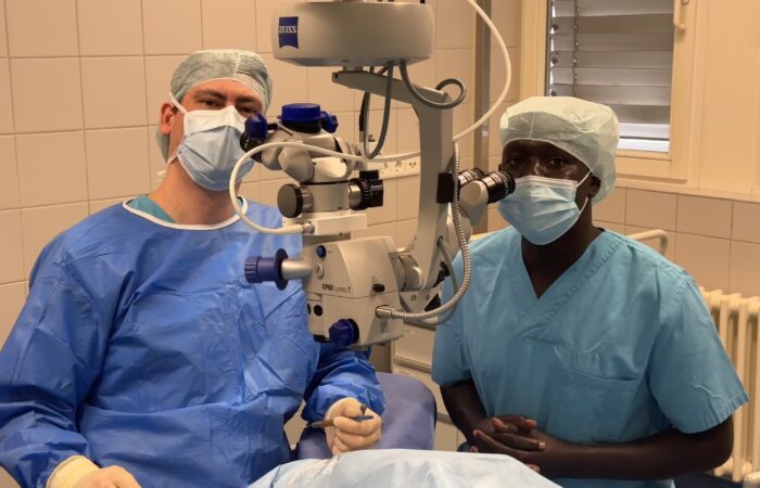 Welcome Dr. Onen - Dr. Onen aus Uganda in der Augenklinik Ahaus - Augenärzte Gerl & Kollegen