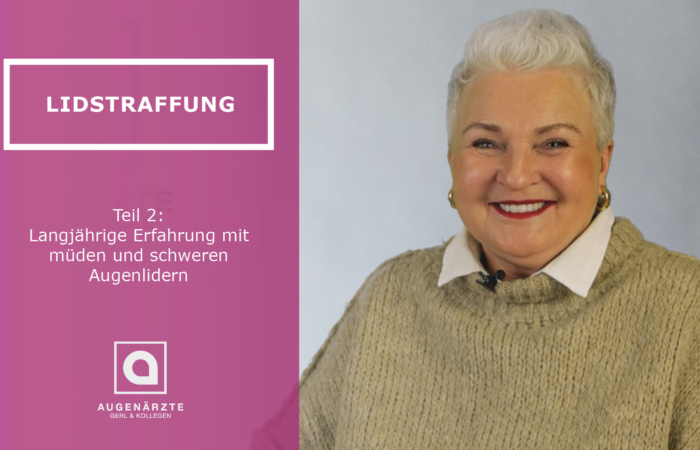 Lidstraffung Teil2 - Lidstraffung in der Augenklinik Ahaus | Teil 2 - Augenärzte Gerl & Kollegen