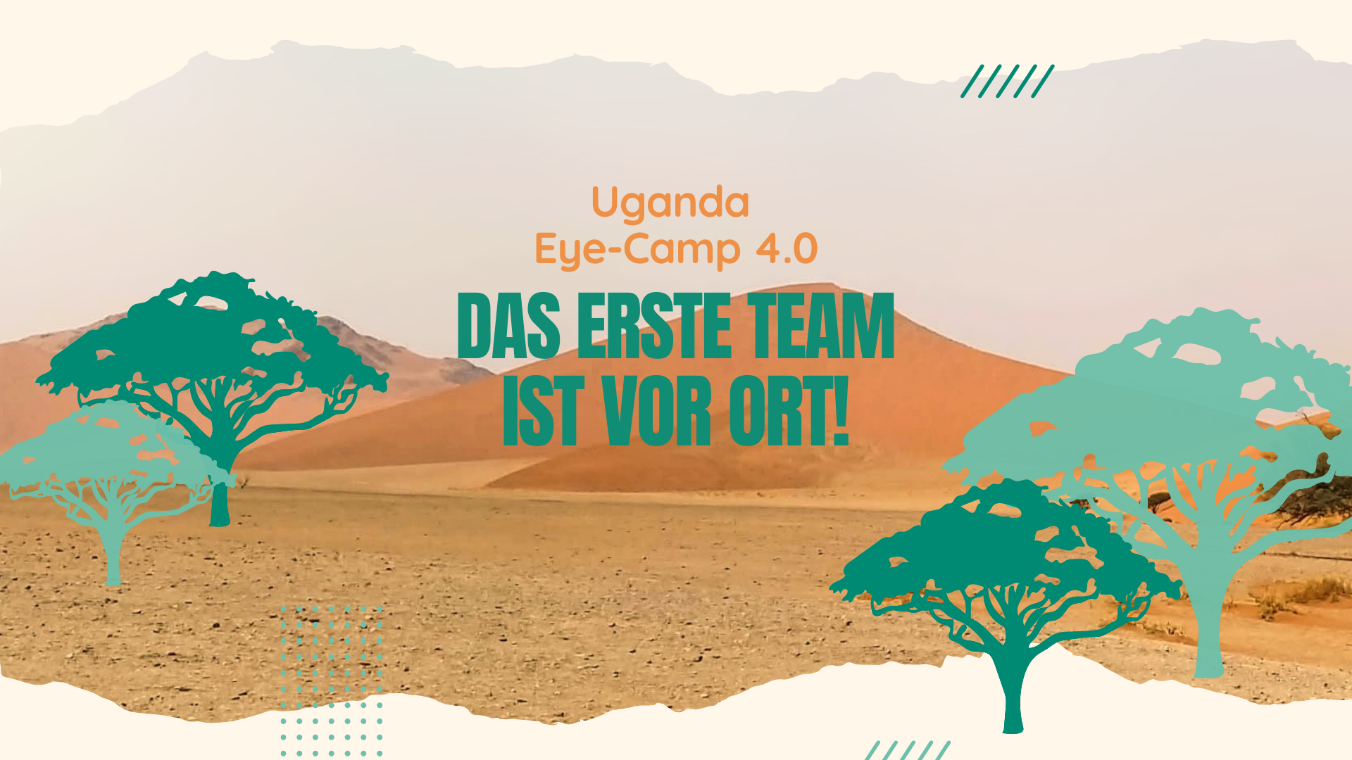 Das erste Team ist vor Ort - Uganda 2025 | Das erste Team ist vor Ort - Augenärzte Gerl & Kollegen