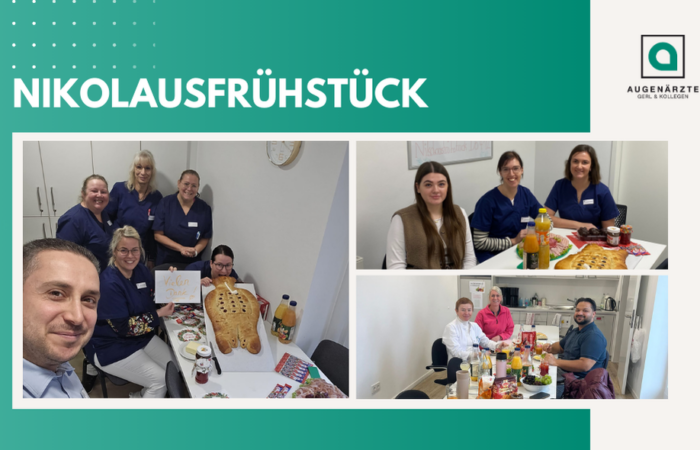 Nikolaus - Traditionelles Nikolausfrühstück - Augenärzte Gerl & Kollegen
