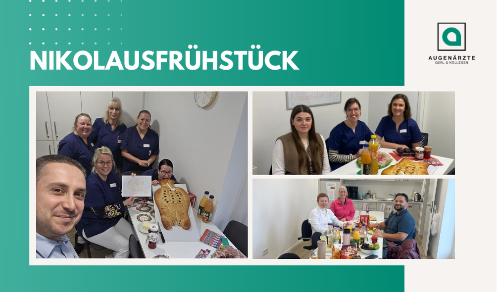Nikolaus - Traditionelles Nikolausfrühstück - Augenärzte Gerl & Kollegen