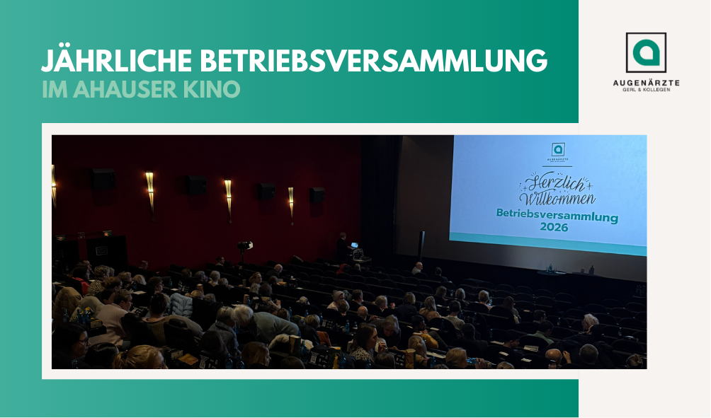 Aktuelles Beitragsbilder - Jährliche Betriebsversammlung | Im Ahauser Kino - Augenärzte Gerl & Kollegen