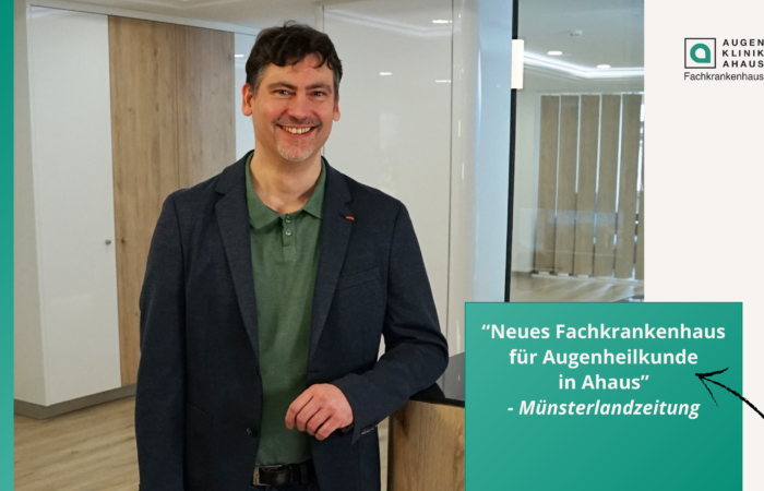 Aktuelles MLZ - "Neues Fachkrankenhaus für Augenheilkunde in Ahaus" | - Münsterlandzeitung - Augenärzte Gerl & Kollegen