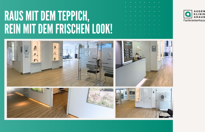 Aktuelles Beitragsbilder 2 - Raus mit dem Teppich, rein mit dem frischen Look! - Augenärzte Gerl & Kollegen