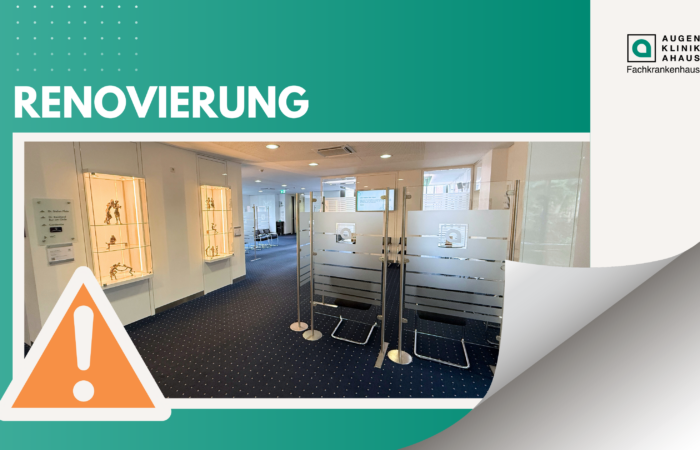 Aktuelles Beitragsbilder - Renovierung | Augenklinik Ahaus - Fachkrankenhaus - Augenärzte Gerl & Kollegen