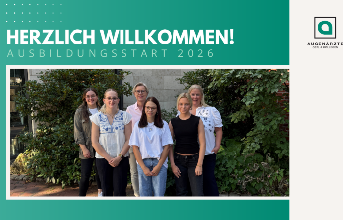 Ausbildung 2026 - Ausbildungsstart 2026 | Herzlich Willkommen! - Augenärzte Gerl & Kollegen