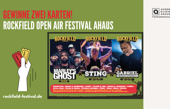 Gewinnspiel Rockfield - Rockfield Festival 2026 | Gewinne zwei Karten! - Augenärzte Gerl & Kollegen