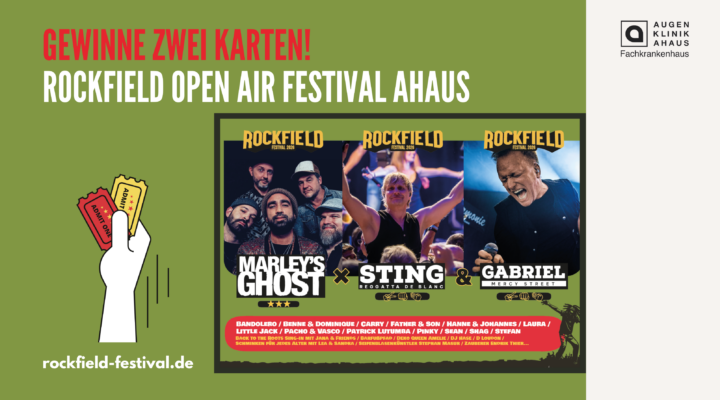 Gewinnspiel Rockfield - Rockfield Festival 2026 | Gewinne zwei Karten! - Augenärzte Gerl & Kollegen