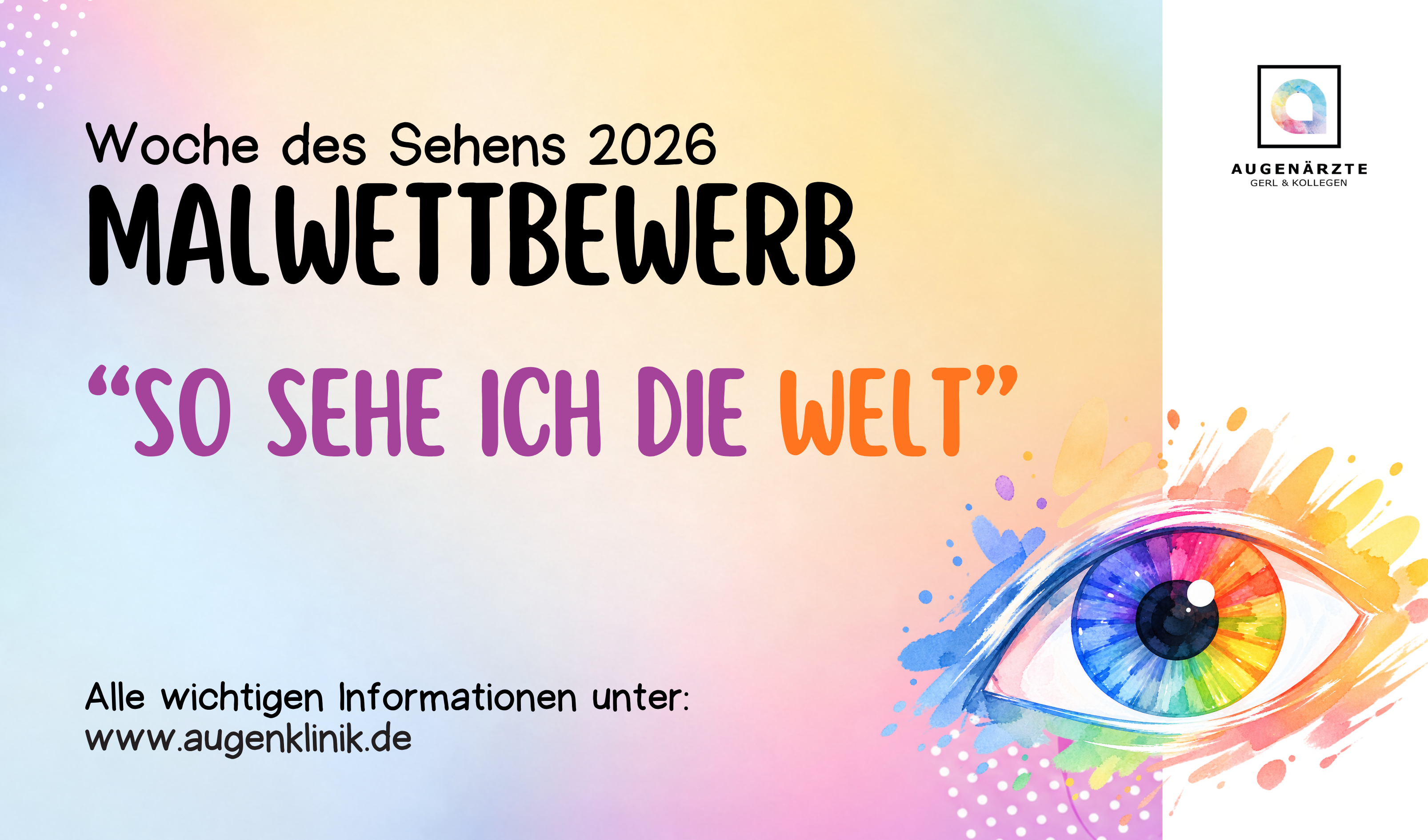 Malwettbewerb - Unser Malwettbewerb geht in die 8. Runde! - Augenärzte Gerl & Kollegen